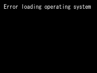 Error loading operating system