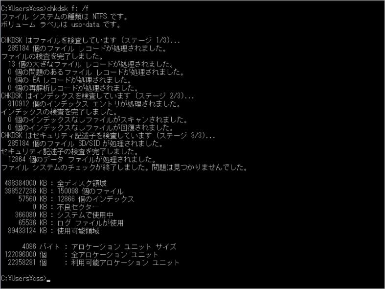 cmd.exe 画面の例