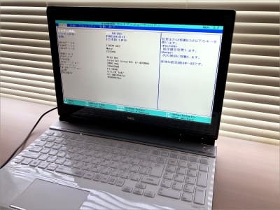 NEC LAVIEのBIOS画像