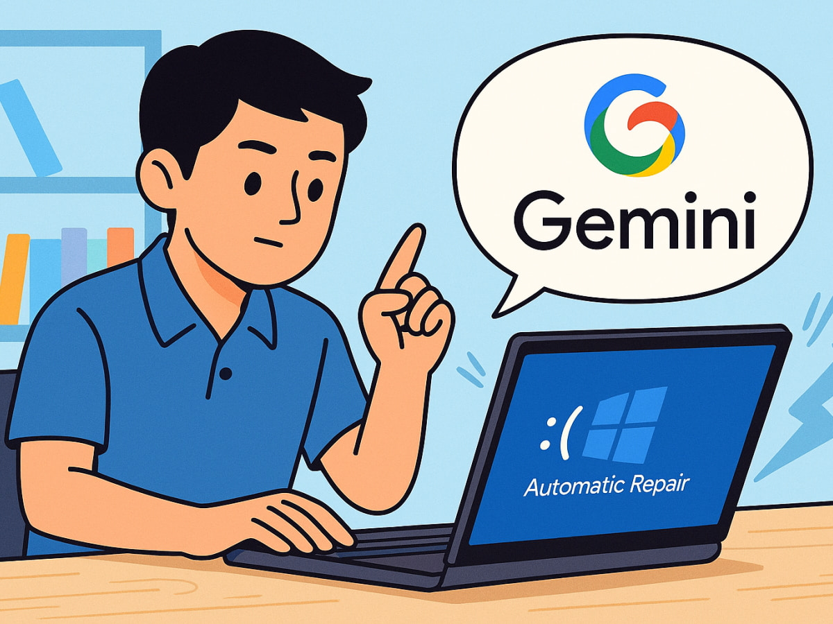 自動修復ループでWindows11が起動しないエラーをGemini（AI）活用で